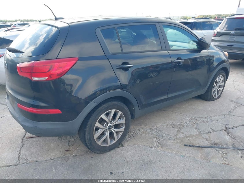 2015 Kia Sportage VIN KNDPB3AC4F7736281 IAAI salvage auction — NORMAL WEAR, Original (Texas), sold $700 on 2026-07-20 (photo 4)