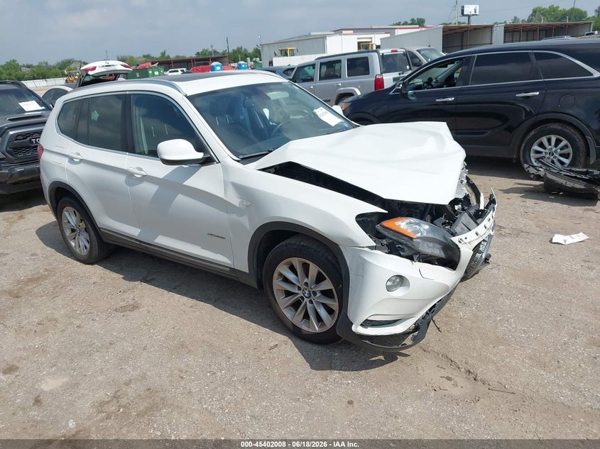 2014 BMW X3 VIN 5UXWX9C55E0D41212 IAAI salvage auction — FRONT END, Salvage (Texas), sold $1,050 on 2026-07-22 (photo 1)