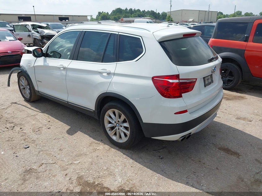 2014 BMW X3 VIN 5UXWX9C55E0D41212 IAAI salvage auction — FRONT END, Salvage (Texas), sold $1,050 on 2026-07-22 (photo 3)