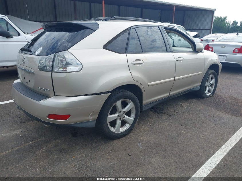2004 Lexus Rx 330 VIN JTJHA31U440041933 IAAI salvage auction — SIDE, Salvage (Mississippi), sold $25 on 2026-07-30 (photo 4)