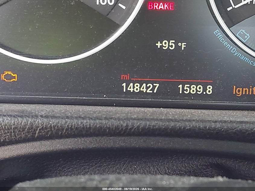 2015 BMW 4er VIN WBA3T3C5XF5A40546 IAAI salvage auction — WATER/FLOOD, Salvage Title, sold $1,900 on 2026-08-21 (photo 7)