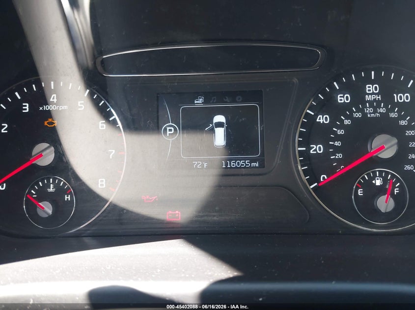 2016 Kia Sorento VIN 5XYPGDA54GG090009 IAAI salvage auction — NORMAL WEAR, Clear (Virginia), sold $2,175 on 2026-07-15 (photo 7)