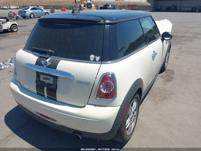 2013 Mini VIN WMWSU3C54DT683697 IAAI salvage auction — FRONT END, Salvage Title, sold $400 on 2026-07-22 (photo 4)