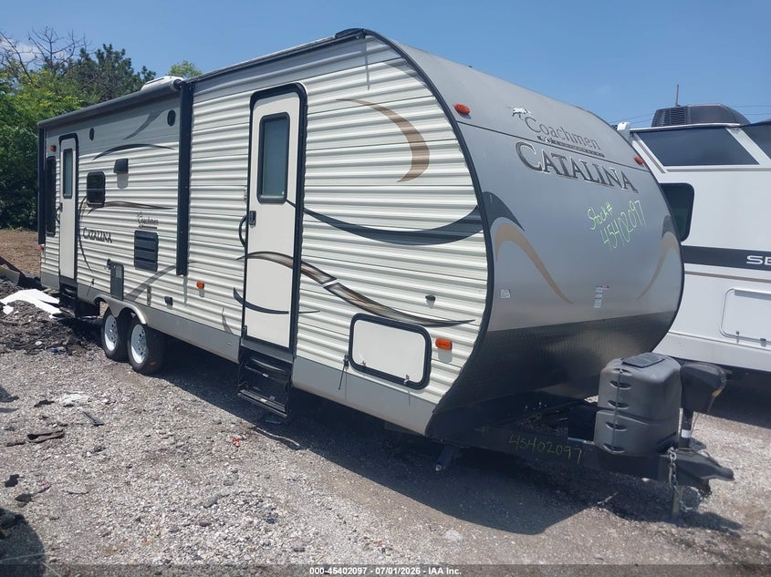2014 Coachmen Catalina VIN 5ZT2CARB3EA018583 IAAI salvage auction — ROOF, Salvage (Indiana), sold $500 on 2026-07-29 (photo 1)