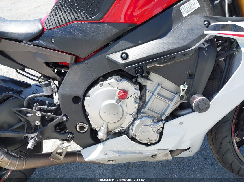 2015 Yamaha Yzf VIN JYARN39Y4FA000522 IAAI salvage auction — FRONT END, Salvage Title, sold $1,100 on 2026-07-29 (photo 8)