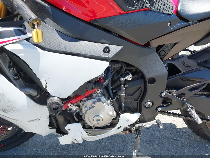 2015 Yamaha Yzf VIN JYARN39Y4FA000522 IAAI salvage auction — FRONT END, Salvage Title, sold $1,100 on 2026-07-29 (photo 9)