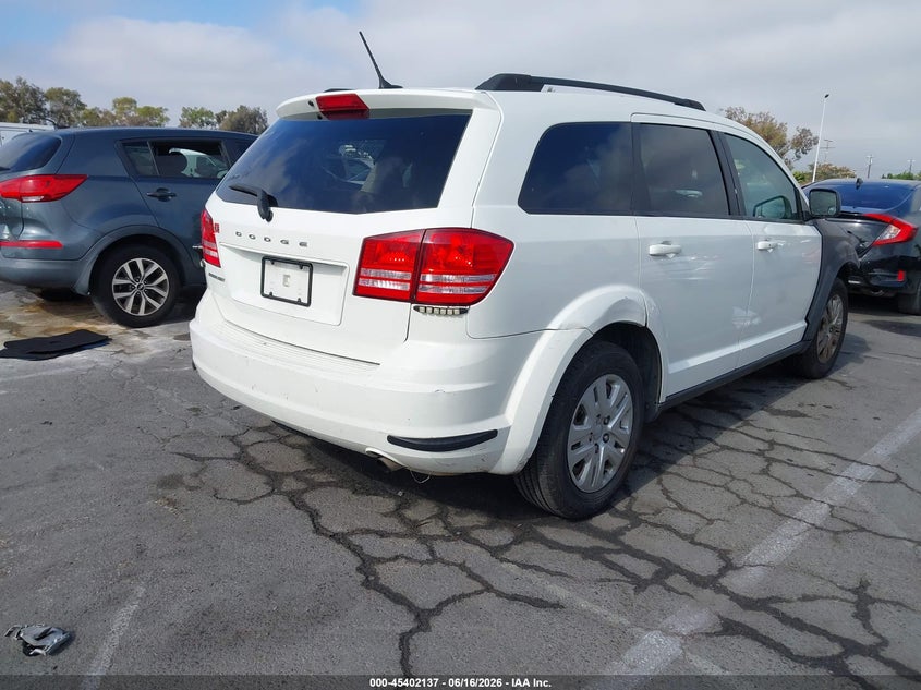 2018 Dodge Journey VIN 3C4PDCAB6JT273128 IAAI salvage auction — NORMAL WEAR, Salvage (California), sold $300 on 2026-07-09 (photo 4)
