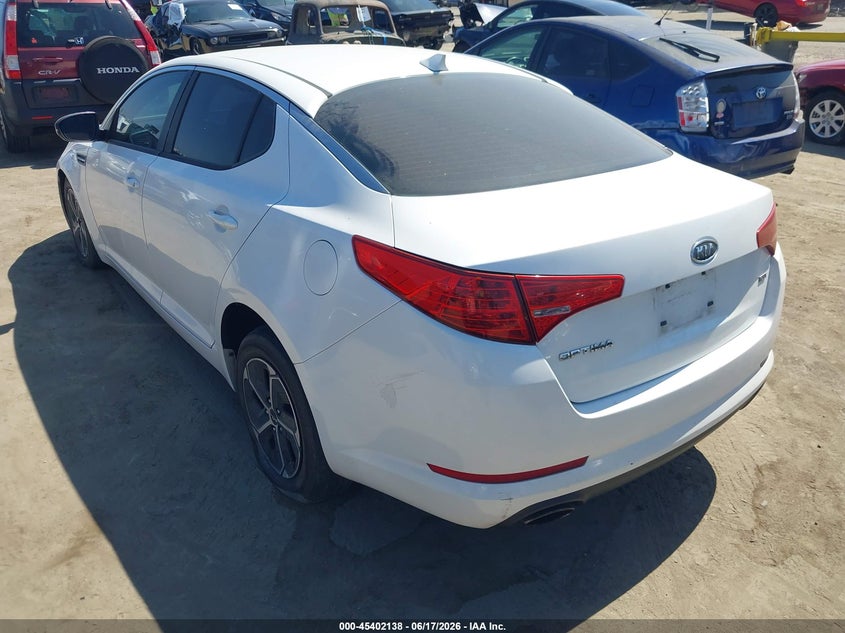 2011 Kia Optima VIN KNAGM4A71B5154659 IAAI salvage auction — RIGHT SIDE, Salvage (California), sold $650 on 2026-07-22 (photo 3)