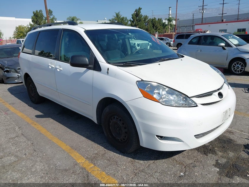 2010 Toyota Sienna VIN 5TDKK4CC4AS300350 IAAI salvage auction — NORMAL WEAR, Clear - Dealer Only (California), sold $675 on 2026-07-07 (photo 1)
