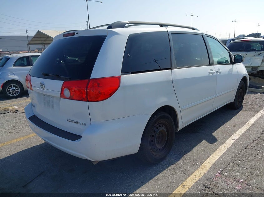 2010 Toyota Sienna VIN 5TDKK4CC4AS300350 IAAI salvage auction — NORMAL WEAR, Clear - Dealer Only (California), sold $675 on 2026-07-07 (photo 4)