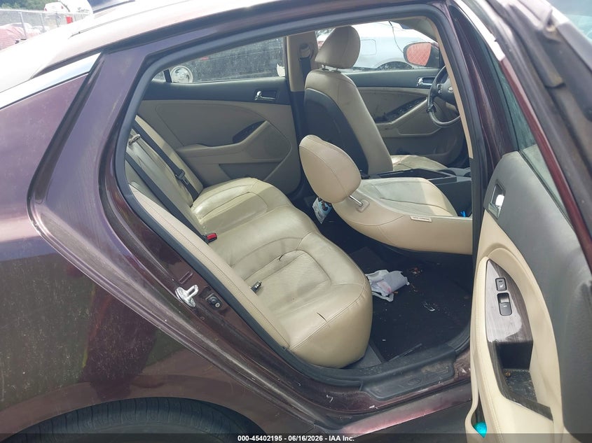 2011 Kia Optima VIN KNAGN4A77B5086512 IAAI salvage auction — NORMAL WEAR, Clear (North Carolina), sold $375 on 2026-07-22 (photo 8)