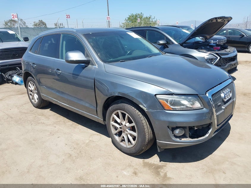2012 Audi Q5 VIN WA1LFAFP9CA059224 IAAI salvage auction — RIGHT FRONT, Salvage (California), sold $1,950 on 2026-07-08 (photo 1)