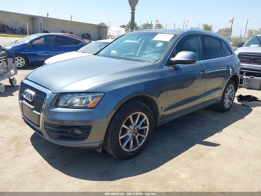 2012 Audi Q5 VIN WA1LFAFP9CA059224 IAAI salvage auction — RIGHT FRONT, Salvage (California), sold $1,950 on 2026-07-08 (photo 2)