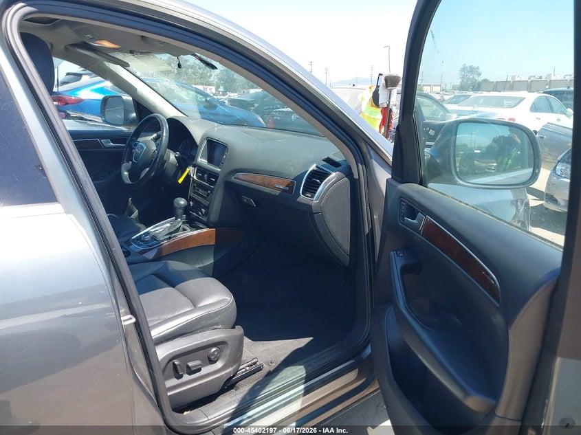 2012 Audi Q5 VIN WA1LFAFP9CA059224 IAAI salvage auction — RIGHT FRONT, Salvage (California), sold $1,950 on 2026-07-08 (photo 5)