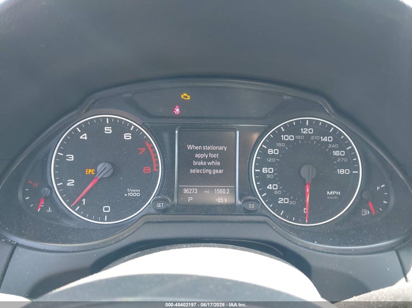 2012 Audi Q5 VIN WA1LFAFP9CA059224 IAAI salvage auction — RIGHT FRONT, Salvage (California), sold $1,950 on 2026-07-08 (photo 7)