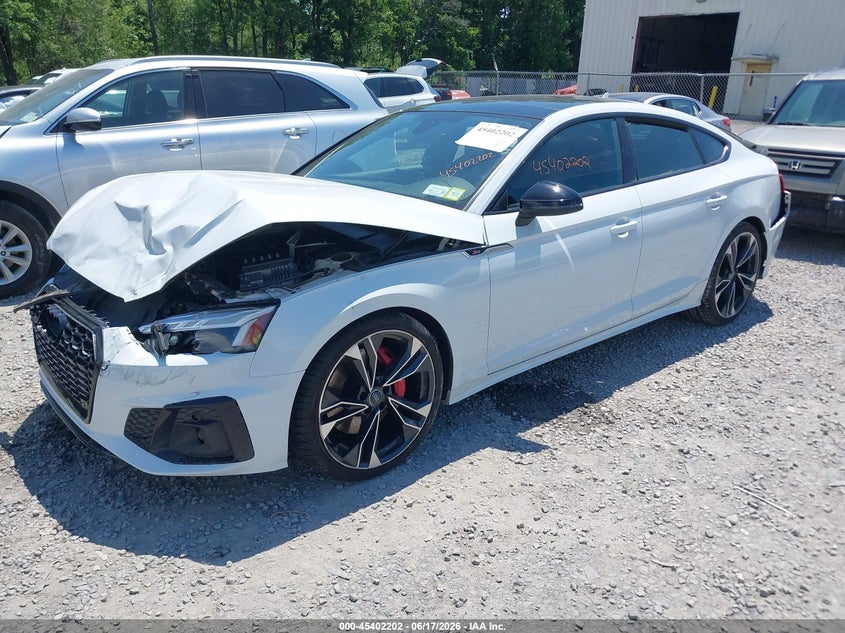 2020 Audi VIN WAUC4CF5XLA020533 IAAI salvage auction — FRONT & REAR, Mv-907A (New York), sold $6,700 on 2026-07-15 (photo 2)