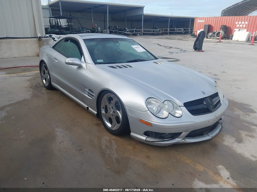 2004 Mercedes-benz Sl-class VIN WDBSK75F74F078429 IAAI salvage auction — FRONT END, Original (Texas), sold $1,050 on 2026-07-20 (photo 1)