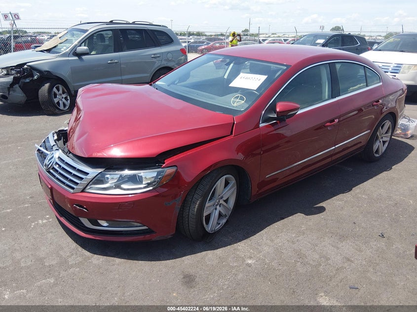 2017 Volkswagen Passat cc VIN WVWKP7AN0HE506272 IAAI salvage auction — RIGHT FRONT, Salvage (Illinois), sold $475 on 2026-08-11 (photo 2)