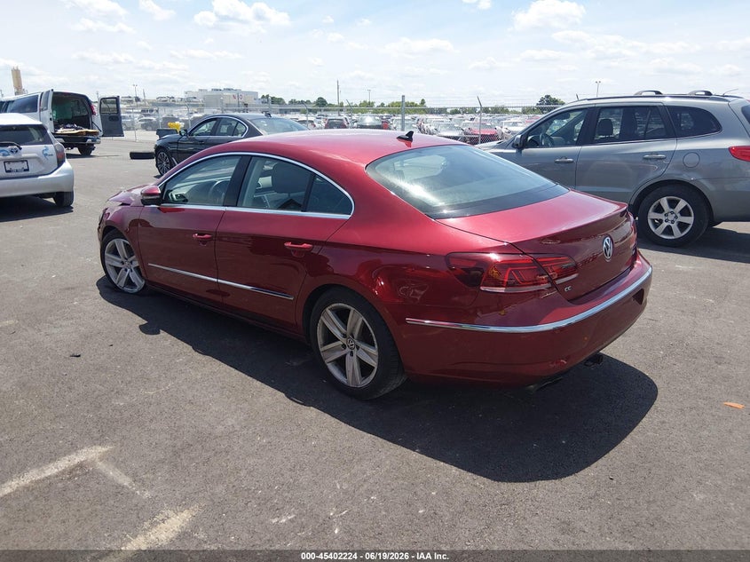 2017 Volkswagen Passat cc VIN WVWKP7AN0HE506272 IAAI salvage auction — RIGHT FRONT, Salvage (Illinois), sold $475 on 2026-08-11 (photo 3)