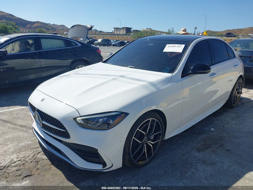 2024 Mercedes-benz VIN W1KAF4GB6RR233025 IAAI salvage auction — REAR END, Salvage Title, sold $6,300 on 2026-07-29 (photo 2)