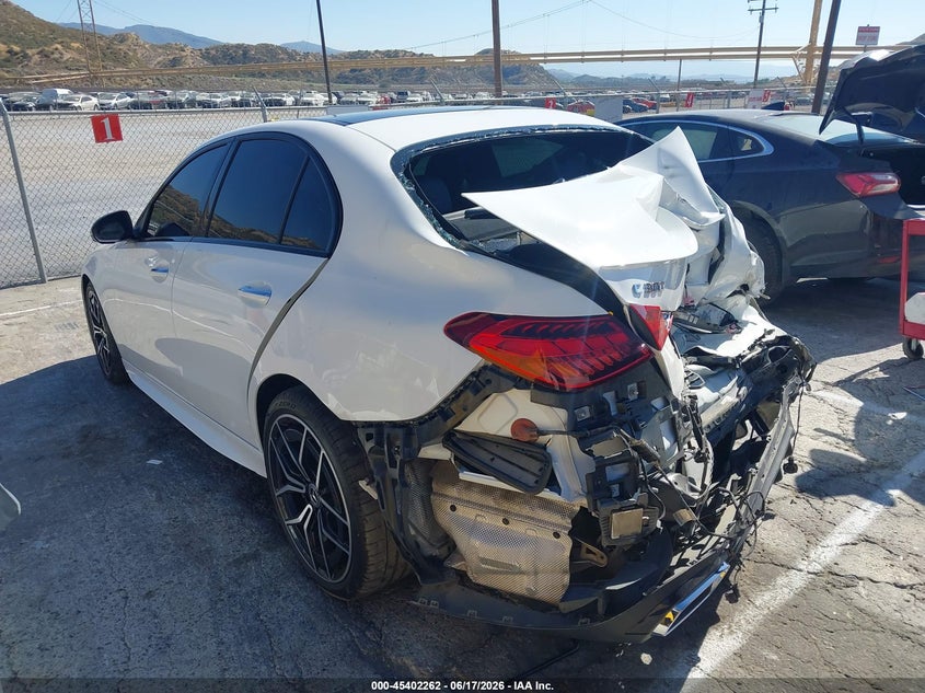 2024 Mercedes-benz VIN W1KAF4GB6RR233025 IAAI salvage auction — REAR END, Salvage Title, sold $6,300 on 2026-07-29 (photo 3)