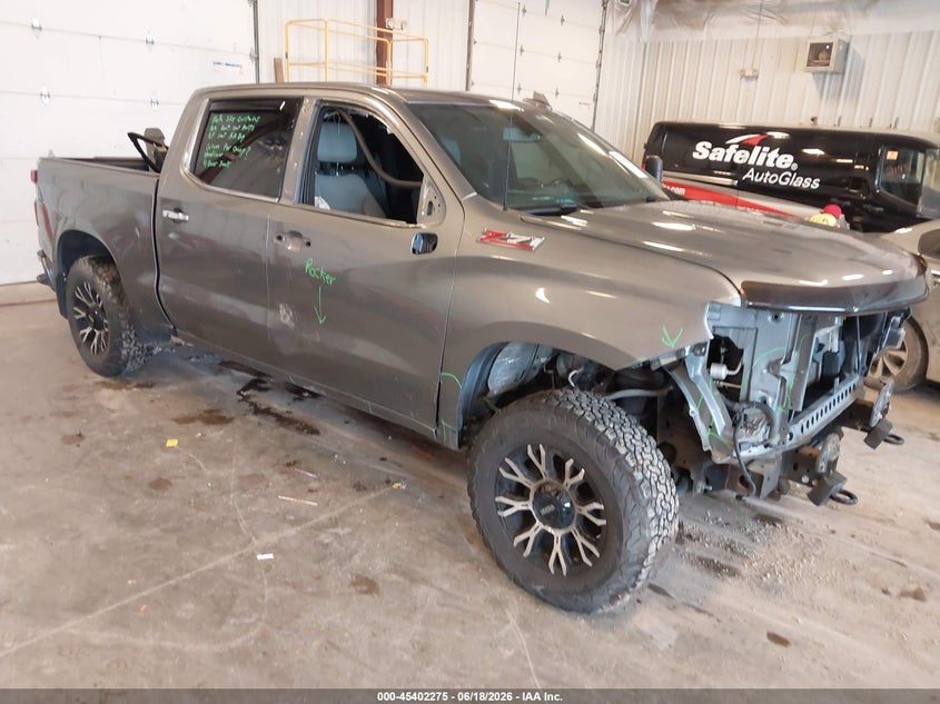 2020 Chevrolet Silverado VIN 1GCUYGED6LZ200721 IAAI salvage auction — FRONT END, Salvage Title, sold $7,500 on 2026-07-23 (photo 1)