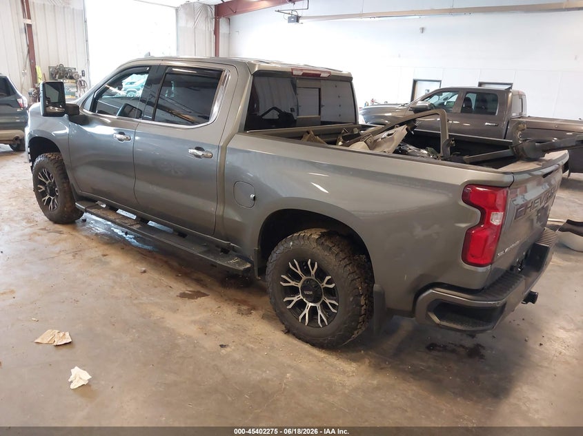 2020 Chevrolet Silverado VIN 1GCUYGED6LZ200721 IAAI salvage auction — FRONT END, Salvage Title, sold $7,500 on 2026-07-23 (photo 3)