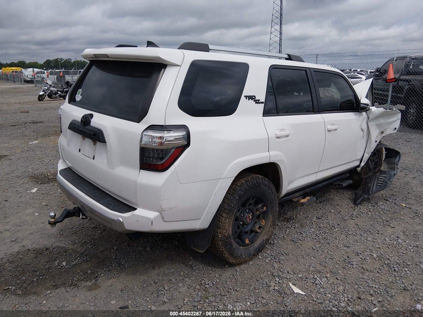 2018 Toyota 4runner VIN JTEBU5JR2J5530526 IAAI salvage auction — RIGHT FRONT, Salvage (Arkansas), sold $6,000 on 2026-07-22 (photo 4)