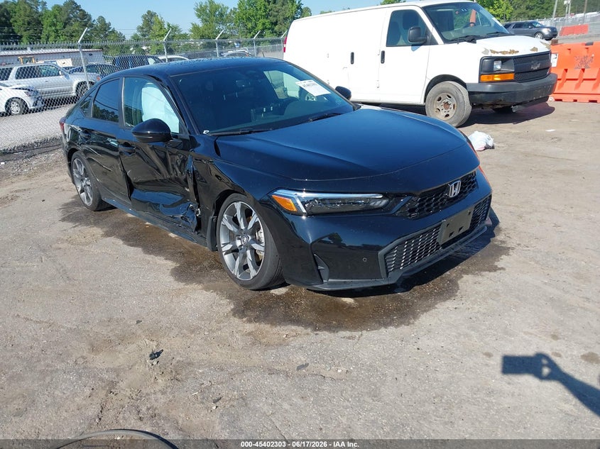 2026 Honda Civic VIN 2HGFE4F83TH314114 IAAI salvage auction — RIGHT SIDE, Salvage Title, sold $8,525 on 2026-08-26 (photo 1)
