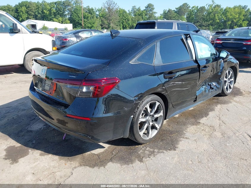 2026 Honda Civic VIN 2HGFE4F83TH314114 IAAI salvage auction — RIGHT SIDE, Salvage Title, sold $8,525 on 2026-08-26 (photo 4)