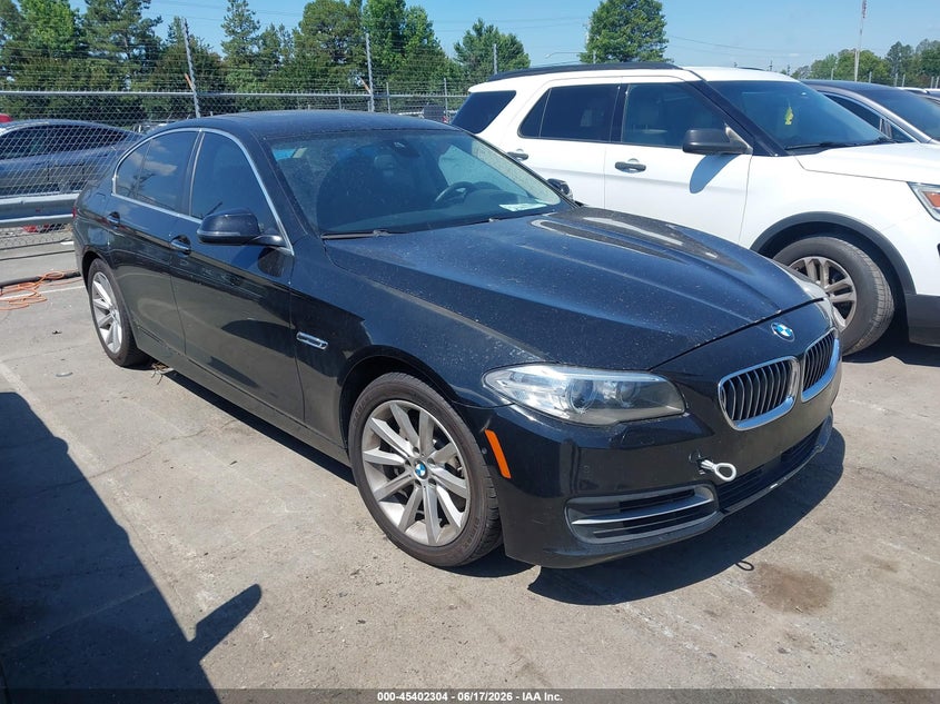 2014 BMW 5er VIN WBAXA5C51ED690290 IAAI salvage auction — Burn Engine, Salvage (South Carolina), sold $1,700 on 2026-07-08 (photo 1)