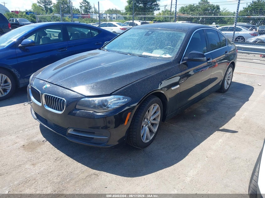 2014 BMW 5er VIN WBAXA5C51ED690290 IAAI salvage auction — Burn Engine, Salvage (South Carolina), sold $1,700 on 2026-07-08 (photo 2)