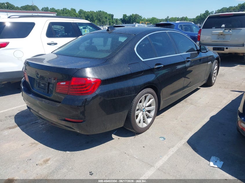 2014 BMW 5er VIN WBAXA5C51ED690290 IAAI salvage auction — Burn Engine, Salvage (South Carolina), sold $1,700 on 2026-07-08 (photo 4)