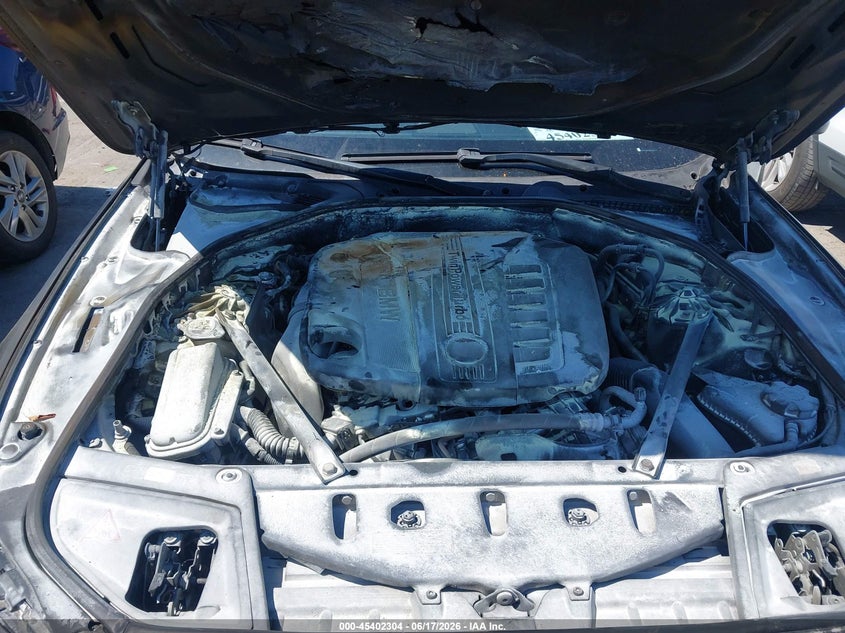 2014 BMW 5er VIN WBAXA5C51ED690290 IAAI salvage auction — Burn Engine, Salvage (South Carolina), sold $1,700 on 2026-07-08 (photo 6)