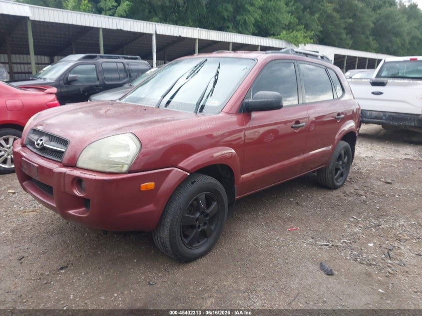 2007 Hyundai Tucson VIN KM8JM12B27U630985 IAAI salvage auction — NORMAL WEAR, Clear (Missouri), sold $550 on 2026-07-29 (photo 2)