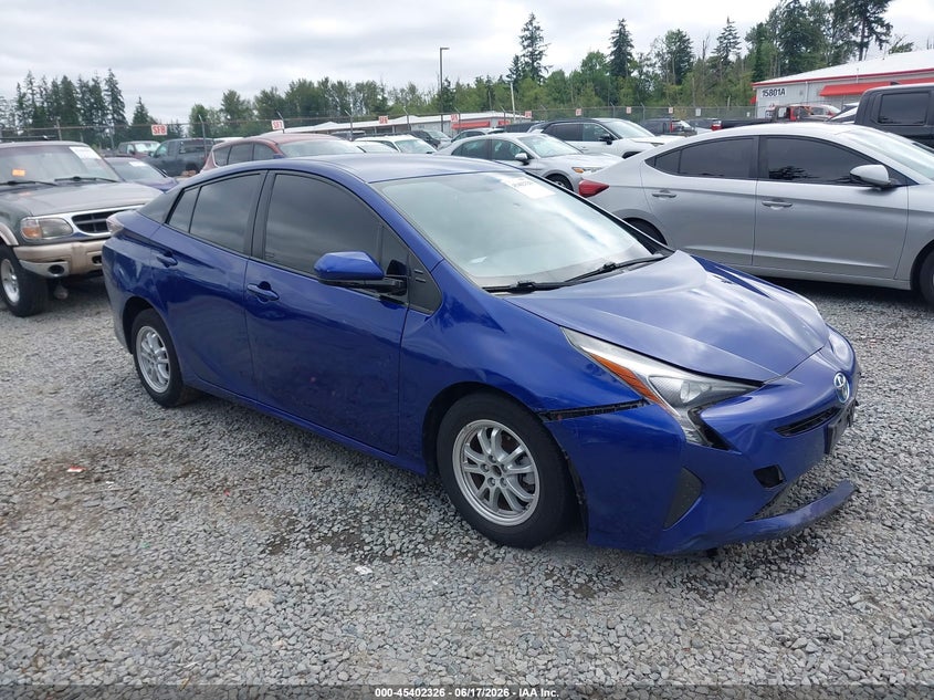 2016 Toyota Prius VIN JTDKBRFU6G3520634 IAAI salvage auction — FRONT END, Bill Of Sale (Washington), sold $2,675 on 2026-07-22 (photo 1)