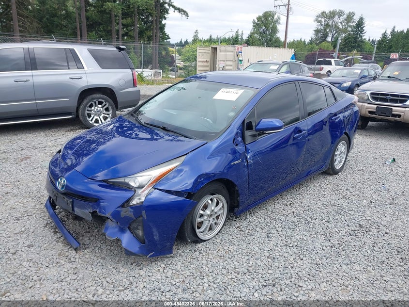 2016 Toyota Prius VIN JTDKBRFU6G3520634 IAAI salvage auction — FRONT END, Bill Of Sale (Washington), sold $2,675 on 2026-07-22 (photo 2)