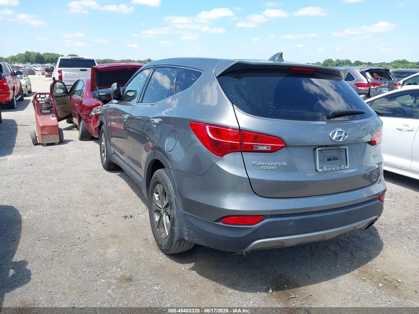 2013 Hyundai Santa fe VIN 5XYZU3LB3DG084924 IAAI salvage auction — FRONT END, Salvage (Texas), sold $1,800 on 2026-07-08 (photo 3)