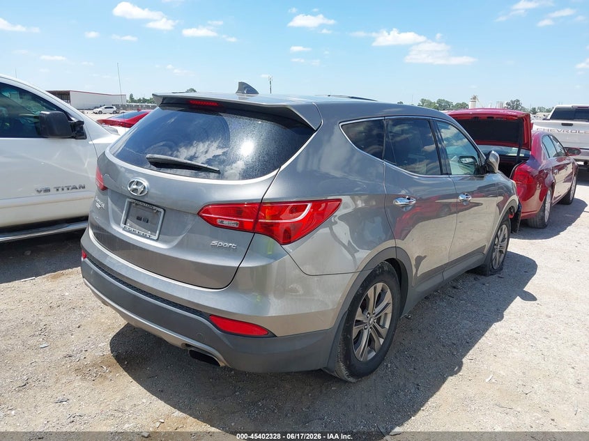 2013 Hyundai Santa fe VIN 5XYZU3LB3DG084924 IAAI salvage auction — FRONT END, Salvage (Texas), sold $1,800 on 2026-07-08 (photo 4)