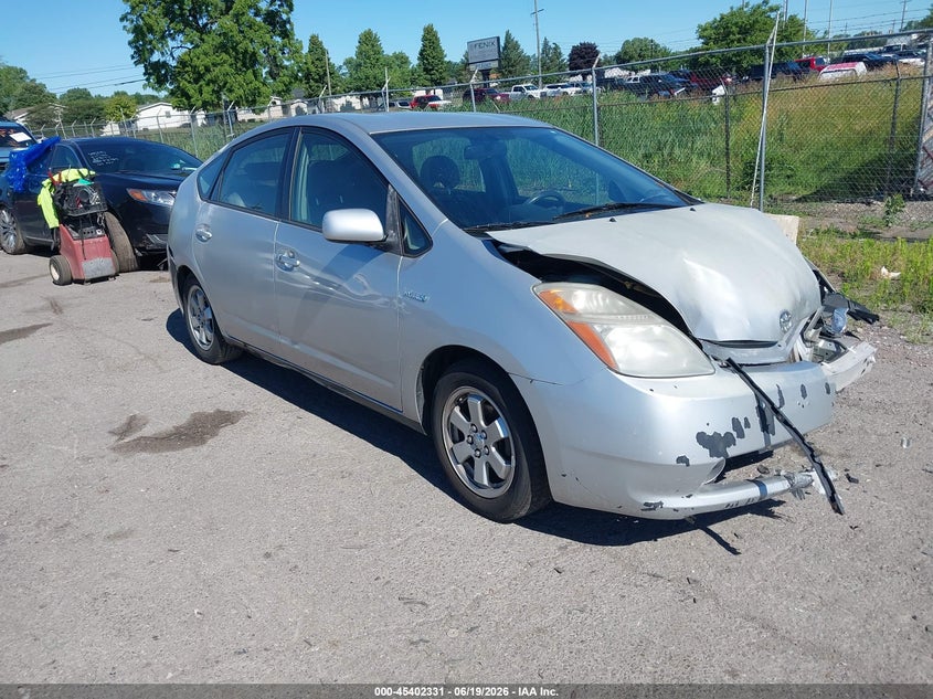 2007 Toyota Prius VIN JTDKB20U077563102 IAAI salvage auction — FRONT END, Previous Salvage (Michigan), sold $475 on 2026-07-16 (photo 1)