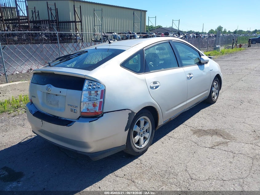 2007 Toyota Prius VIN JTDKB20U077563102 IAAI salvage auction — FRONT END, Previous Salvage (Michigan), sold $475 on 2026-07-16 (photo 4)