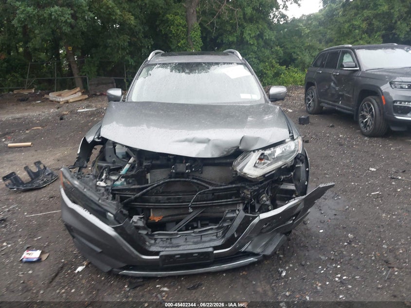 2019 Nissan Rogue VIN JN8AT2MV0KW381978 IAAI salvage auction — FRONT END, Salvage Title, sold $25 on 2026-07-21 (photo 6)
