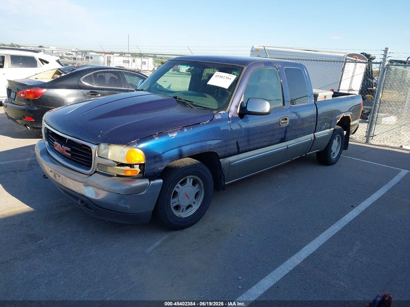 2000 Gmc Sierra 1500 VIN 1GTEC19TXYZ343812 IAAI salvage auction — NORMAL WEAR, Certificate Of Title (Nebraska), sold $675 on 2026-07-09 (photo 2)