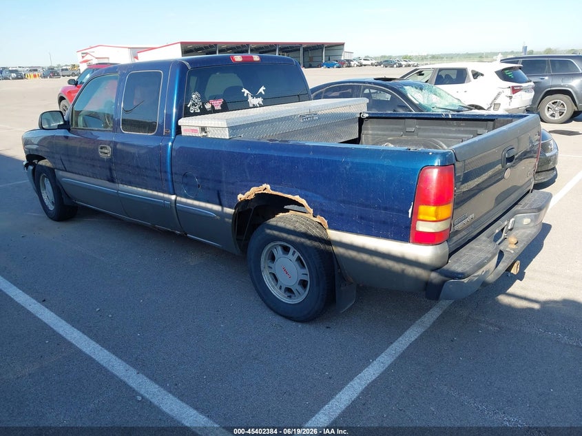 2000 Gmc Sierra 1500 VIN 1GTEC19TXYZ343812 IAAI salvage auction — NORMAL WEAR, Certificate Of Title (Nebraska), sold $675 on 2026-07-09 (photo 3)
