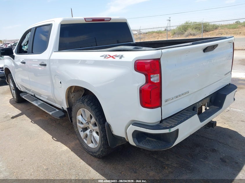 2022 Chevrolet Silverado VIN 1GCPYBEK1NZ172876 IAAI salvage auction — RIGHT FRONT, Salvage Title, sold $1,050 on 2026-08-19 (photo 3)