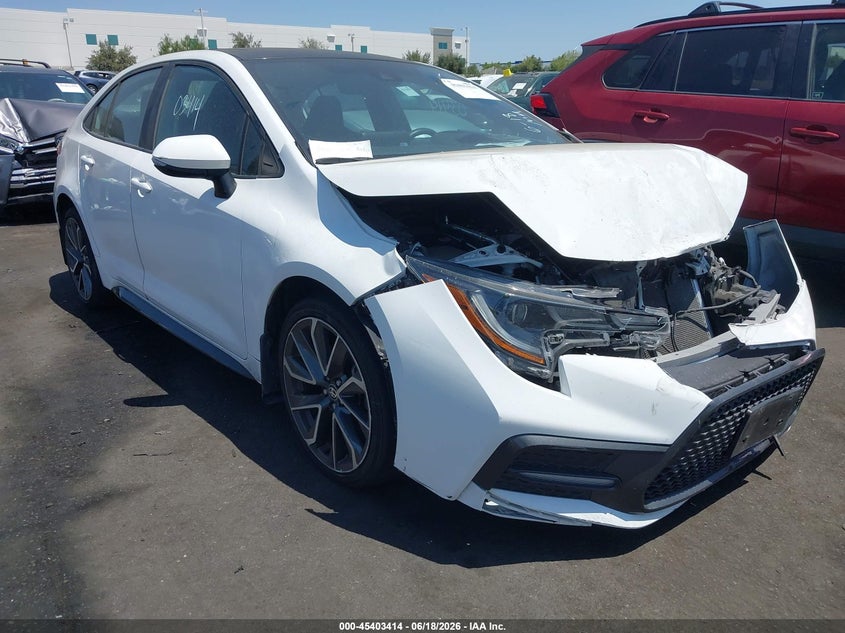2022 Toyota Corolla VIN 5YFP4MCE3NP108336 IAAI salvage auction — FRONT END, Salvage Title, sold $3,950 on 2026-07-24 (photo 1)