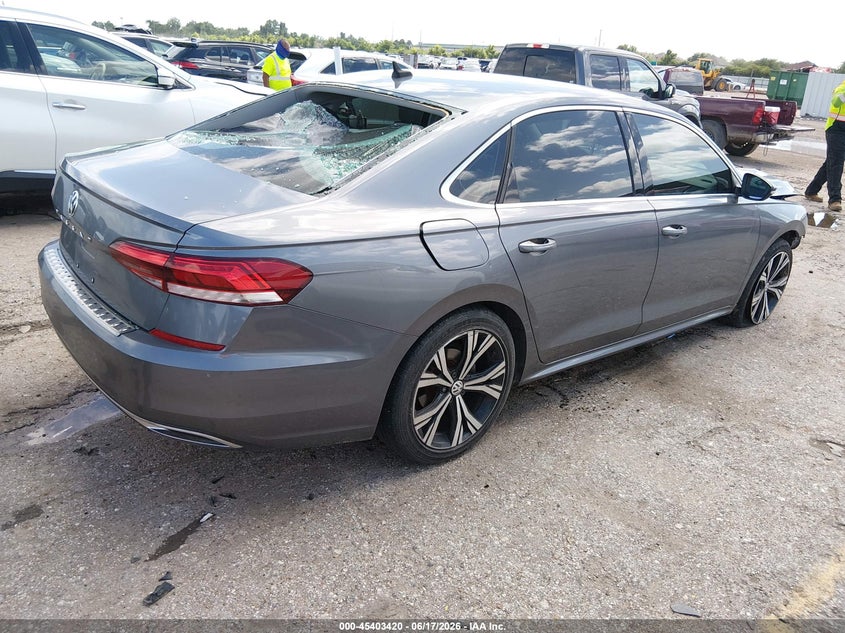 2021 Volkswagen Passat VIN 1VWSA7A37MC005172 IAAI salvage auction — RIGHT FRONT, Salvage (Texas), sold $2,200 on 2026-08-01 (photo 4)