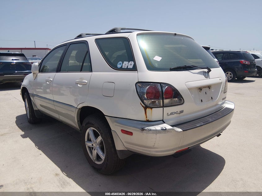 2002 Lexus Rx 300 VIN JTJGF10U420129994 IAAI salvage auction — NORMAL WEAR, Original (Texas), sold $25 on 2026-07-06 (photo 3)