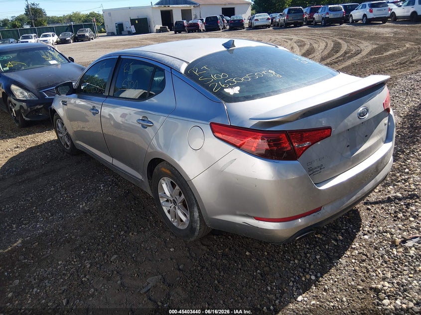 2011 Kia Optima VIN KNAGM4A72B5132816 IAAI salvage auction — FRONT END, Bill Of Sale (New York), sold $450 on 2026-07-14 (photo 3)