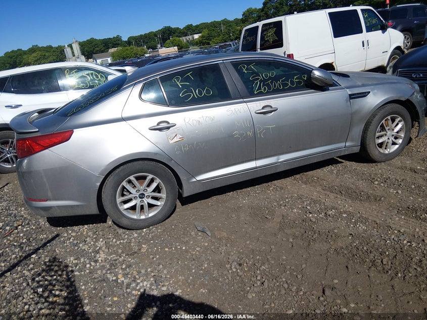 2011 Kia Optima VIN KNAGM4A72B5132816 IAAI salvage auction — FRONT END, Bill Of Sale (New York), sold $450 on 2026-07-14 (photo 4)